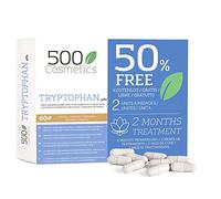 500Cosmetics Tryptophan - Géllules naturelles contre le stress et l’anxiété - Améliore le sommeil et combat contre l’insomnie - 100% Naturel - 1 prise quotidienne - Fabriqué en UE (2)