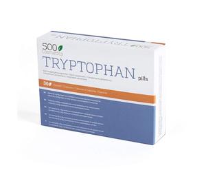 500Cosmetics Tryptophan - Géllules naturelles contre le stress et l’anxiété - Améliore le sommeil et combat contre l’insomnie - 100% Naturel - 1 prise quotidienne - Fabriqué en UE (1)
