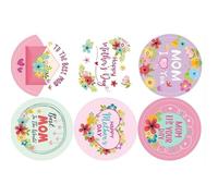 500Counts Happy Mother's Day Seal Autocollant 2,5 cm