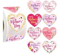 500Counts Happy Mother's Day Seal Autocollant 2,5 cm