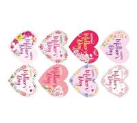 500Counts Happy Mother's Fay Seal Sticker 1inch Emballage Étiquettes Pour L'enveloppe Joint Boîte Carte