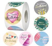 500Counts Happy Mother's Fay Seal Sticker 1inch Emballage Étiquettes Pour L'enveloppe Joint Boîte Carte