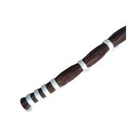 500g blanc noir brun étalon queue de cheval cheveux en vrac violon arc cheveux pièces(Brown 500g)