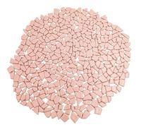 500g de carreaux de mosaïque en céramique irréguliers, pièces de mosaïque de 0,5x2 cm, petites pierres pour loisirs créatifs, bricolage, arts, décoration murale à la maison (rose)