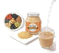 500g Mélange De Poudre Végétale, Graines Citrouille Lin Haricot Noir Figue Sésame, Boisson Petit-déjeuner Facile Pour Maison Bureau Voyage