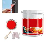 500g Metal Rust Removal & Renovation Paint, Water-Based Rust Remover for Metal, Rust Removal Converter Metallic Paint, Multifunctional Rust Removal and Conversion Agent (Red)