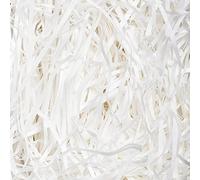 500g Papier Déchiqueté Blanc, Doux Frisure pour Emballage, Idéal Papier Remplissage pour Boite Cadeau, Colis et Paniers
