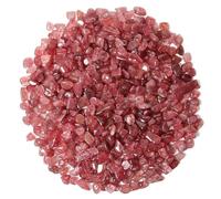 500g Quartz Fraise Rouge Poli - Pierres de Cristal DIY & Déco
