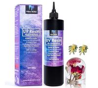 500g Résine UV Transparente Durcissement Le Plus Rapide Sans Jaunissement, Colle Résine Durcissement Solaire Ultraviolet pour Moules Bijoux Pendentifs Boucles d'oreilles Bracelets Artisanat Bricolage