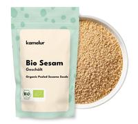 500g Sésame BIO pelé et non grillé - Graines de sésame sans additifs - Sésame BIO (graines de sésame) en emballage biodégradable