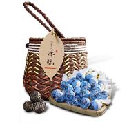 500g Thé Puer L'âme de la Glace Chine Original Thé Noir Pu-erh Naturel et Organique Thé Pu'er sans Additifs Bon Thé Puerh