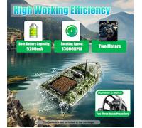 500M Bateau Amorceur Télécommandé, Bateau d'appât sans Fil Pêche 1,5KG Capacité