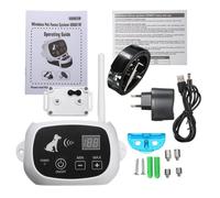 500m Électrique Clôture Collier Sans Fil Antifugue Rechargeable Pr Chien Pet