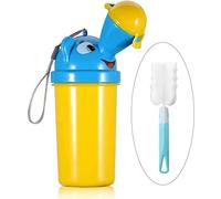 [500ML] BYETOO Portable Bébé Enfant Potty Urinoir,Bouteille D'urinoir pour Enfants,D'urgence Pot de Toilette pour Camping Car Voiture Embouteillage Voyage et Formation Kid Potty Pee,Jaune,Garçon