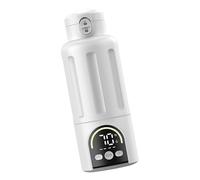500ML Cordless Rechargeable Milk Bottle Warmer Type C Rapid Heating with Temperature Display for Newborns Travel Heater Car Use Milk Cup