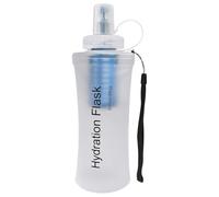 500ml Outdoor Water Filter Bottle - Foldable TPU Soft Flask | Portable