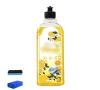 500ml Powerful Washing Machine Cleaner Liquid, washing machine drum cleaner, Clean Drum Washer Tank Cleaner,White Shirt Guardian,Front Loader (Lemon scent,1pcs)