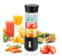 500ml Tragbarer Mixer für Smoothies und Shakes,Mixer Smoothie Maker To Go,Mini Standmixer Tragbar mit 6-Klingen Edelstahl,Wiederaufladbarem Typ-C Portable Blender Mixer Shaker Slushy Maker