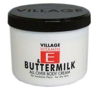 500ml Village Vitamin E Buttermilk All Over Body Cream
