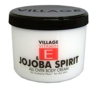 500ml Village Vitamin E Crème corporelle à l'esprit de jojoba