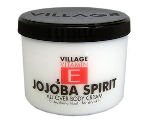 500ml Village Vitamin E Crème corporelle à l'esprit de jojoba