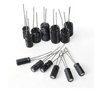 500PCS 0.1uF~1000uF Electrolytic Capacitors Assorted Aluminum Kit Box 10V 16V 25V 50V 24 Kinds Capacitor Set EKFBQBGW