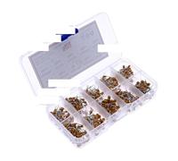500Pcs 10 Value Monolithic Capacitor Assorted Mixed Box kit 0.1uf 0.15uf 0.22uf 0.33uf 0.47uf 0.68uf 1uf 2.2uf 4.7uf 10uf AUOQKQUT