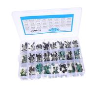 500Pcs Aluminum Electrolytic Capacitor Kit Temperature Resistant Electronics Assortment for LCD Monitors Stereo Systems and Industrial DIY Repair Capacitance Meters