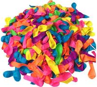 500pcs ballons d'eau en latex avec kits de recharge fête d'été Fun jouets pour enfants adultes