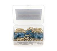 500Pcs/BOX 100 Value x 5pcs 1W 1% Metal Film Resistor 10 ohm-1M ohm Assortment Kit NWPNLXEA