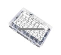 500Pcs/lot 0.1UF-1000UF 24Values 16V-50V Mix Aluminum Electrolytic Capacitor Assorted Kit And Storage Box MQXFCZUX