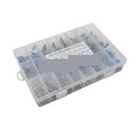 500PCS/lot 0.1UF-1000UF 24Values Aluminum Electrolytic Capacitors 16-50V Mix Electrolytic Capacitor Assorted Kit And Storage Box