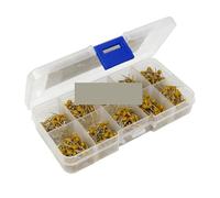 500PCS/LOT 10 Values*50pcs 0.1uf-10uf(104~106) 50v Multilayer Ceramic Capacitors Assorted Kit Assortment Set With Storage Box NWPNLXEA
