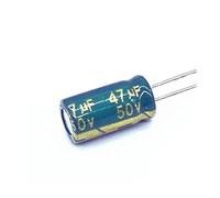 500pcs/lot high frequency low impedance 50V 47UF aluminum electrolytic capacitor size 6 * 12 47UF 50V 20% AUOQKQUT