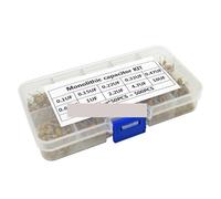 500PCS/lot Multilayer Ceramic Capacitor Assortment Kit 10Values*50PCS 0.1uF-10uF(104~106) 50V Ceramic Capacitors Set pack AUOQKQUT