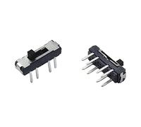 500PCS MSS23D18 MSS-23D18 8PIN 2P3T DPTT Toggle Switch Side Slide Switches Handle 4mm