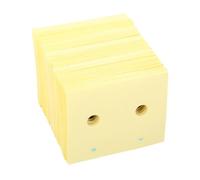 500PCS Pastilles de Blocage pour Bord de Lentilles, Autocollants Double Face Anti - Dérapants pour Polissage de Lunettes, Film PET Souple 28x39mm, Transparent pour Ébarbage et Poli