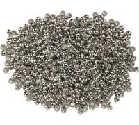 500pcs perles de sertissage rondes entretoises détachées -Terminators Conseils pour bracelet collier Placage de Platine