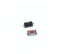 500PCS SMT 3 * 6 * 2.5mm micro/key switch environmental protection resistance touch switch 2p red/white button 3x4x2.5MM NWPNLXEA(White button)