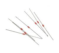 500PCS Thermal Resistor MF58 3950 B 5% 1K 2K 5K 10K 20K 50K 100K 200K 500K 1M 1/2/3/5/10/K Ohm R Thermistor Sensor CZAOINCU(MF58-200K)