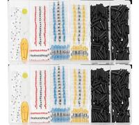 500PCS Waterproof Sleeve Solder Seal Wire Connectors Heat Shrink Tubings Kit Cable Terminal Tool Assortment Set