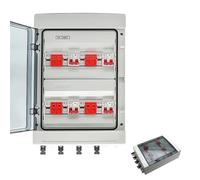 500V 4 Input 4 Output Solar photovoltaic PV Combiner Box With Lightning Protection DC Fuse MCB SPD Waterproof Box IP65 IINKUEYK(DC MCB 20A)