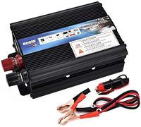 500W/1000W/2000W Onduleur À Onde Sinusoïdale Pure DC 12V/24V À AC 220V/230V/240V Convertisseur De Tension Convertisseur avec Prise Et Port USB 500W24V,220V