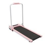 500W Petit Tapis Roulant électrique Pliant Tapis de Marche Affichage LED avec Télécommande Vitesse Maximale 10km/h, Antidérapants,Pliable Convient pour la Maison, Gym, Bureau(Rose)