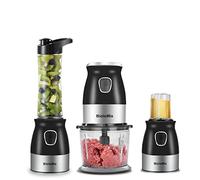 500W Portable Personal Blender Mixer Robot Culinaire Avec Chopper Bowl 600ml Juicer Bouteille Hachoir À Viande 100Ml meulage tasse Bébé Alimentaire Maker