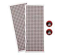 500X Adhesive Eyes for Fishing Lures - 6mm Sticker Eyes, Realistic Artificial Pupils, Self-Adhesive Tackle Craft Eye | Lake Trout Lures, Stream Bass Fishing, River Salmon Rigs, Fly Tying Projects
