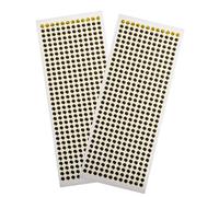 500X Adhesive Eyes for Fishing Lures - 6mm Sticker Eyes, Realistic Artificial Pupils, Self-Adhesive Tackle Craft Eye | Lake Trout Lures, Stream Bass Fishing, River Salmon Rigs, Fly Tying Projects