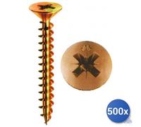 500X Vis Autoperceuses Pour Panneau Panelvit&Reg; Mustad Tropicalisée Tsp