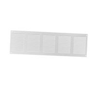 500x150mm Grille de Ventilation avec Moustiquaire - Grilles d'aération en Métal - Acier, Blanc