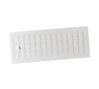 500x200mm Blanc Grille d'aération en tôle d'acier - En Europlast